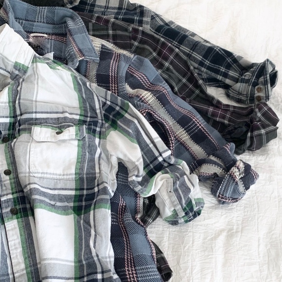 Vintage 2 Flannel Shirts Bundle - Picture 4 of 8